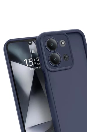 EN-CAG Redmi 15C 4G Uyumlu Viera Silikon - Lacivert BSS