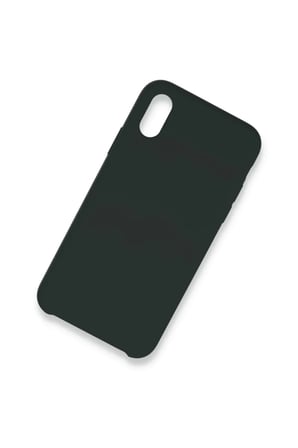 EN-CAG iPhone XS Max Uyumlu Kılıf Lansman Legant Silikon - Koyu Yeşil BSS