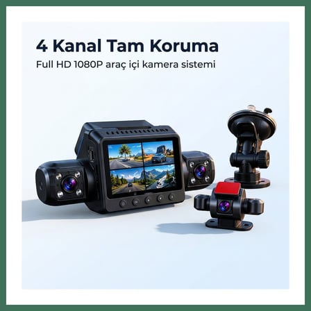 EN-CAG 9720 Araç Kamerası ? 4 Kamerali BSS