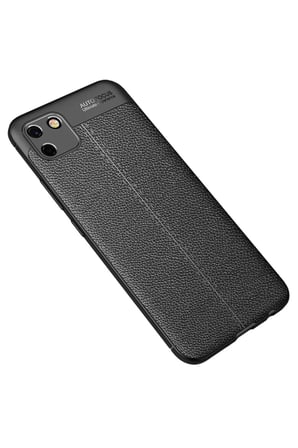 EN-CAG Realme C11 2021 Uyumlu Kılıf Auto Focus Kapak - Siyah BSS