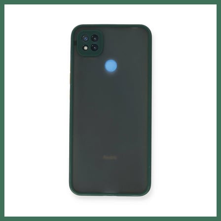 EN-CAG Redmi 9C Uyumlu Kılıf Montreal Silikon Kapak - Yeşil BSS