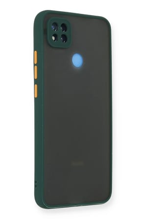 EN-CAG Redmi 9C Uyumlu Kılıf Montreal Silikon Kapak - Yeşil BSS