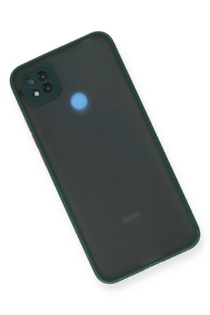 EN-CAG Redmi 9C Uyumlu Kılıf Montreal Silikon Kapak - Yeşil BSS