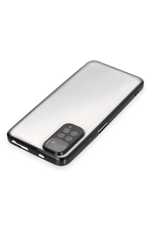 EN-CAG Redmi Note 11 Uyumlu Kılıf Lensli Silikon - Siyah BSS