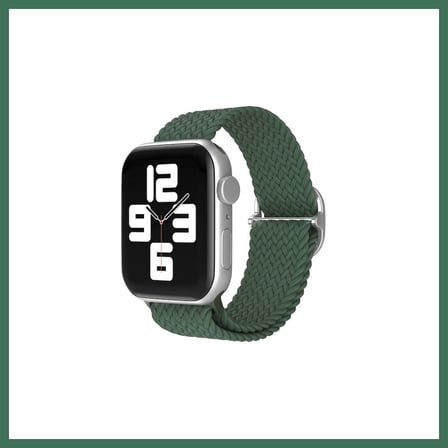 EN-CAG Watch 42mm Uyumlu Star Kordon - Koyu Yeşil BSS