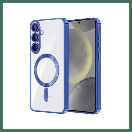 EN-CAG Samsung Galaxy A57 5G Uyumlu Kross Magneticsafe Kapak - Lacivert BSS