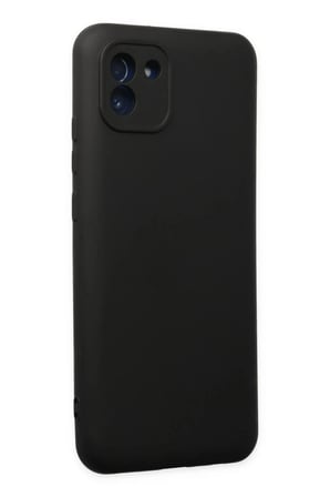 EN-CAG Samsung Galaxy A03 Uyumlu Kılıf Nano içi Kadife Silikon - Siyah BSS