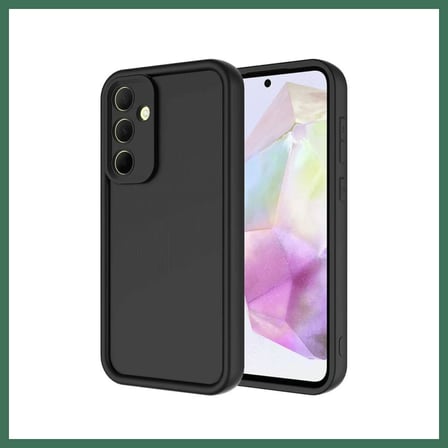 EN-CAG Samsung Galaxy A16 5G Uyumlu Kılıf Viera Silikon - Siyah BSS