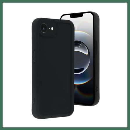 EN-CAG iPhone 16E Uyumlu Kılıf Viera Silikon - Siyah BSS