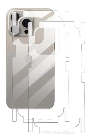 EN-CAG iPhone 17 Pro Uyumlu 360 Mat Full Body Arka Koruyucu BSS