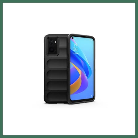 EN-CAG Realme 9i 4G Uyumlu Kılıf Optimum Silikon - Siyah BSS