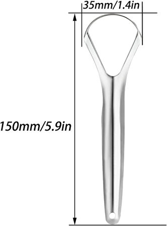 Busstier Paslanmaz Çelik Dil Temizleyici - Taze Nefes ve Ağız Bakımı İçin İdeal