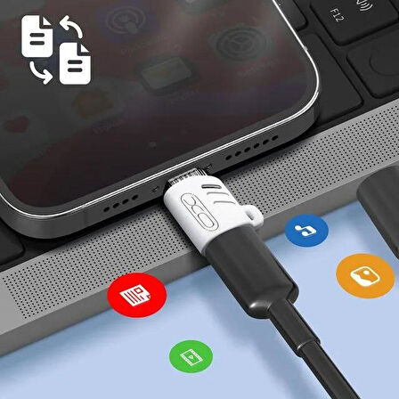 Busstier Micro USB - Lightning iPhone Dönüştürücü OTG Mini Adaptör