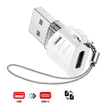 Busstier Type-C to USB-A OTG Adaptör - Hızlı Veri Aktarımı ve Şarj Desteği