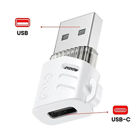 Busstier Type-C to USB-A OTG Adaptör - Hızlı Veri Aktarımı ve Şarj Desteği