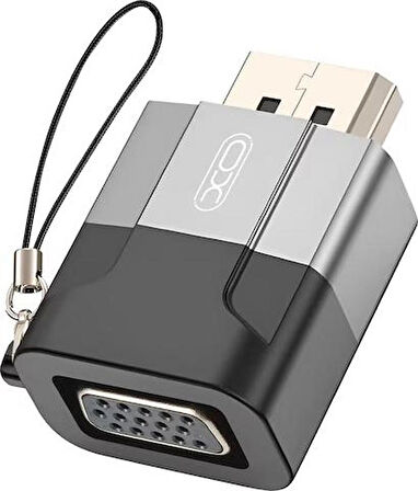 DP to VGA Çevirici Adaptör – 1080P Yüksek Çözünürlüklü, Tak & Çalıştır, Mini Portatif Dönüştürücü