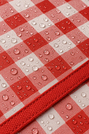 Katlanabilir Su Geçirmez Kareli 205×160 cm Büyük Piknik Örtüsü Kamp Matı Taşınabilir