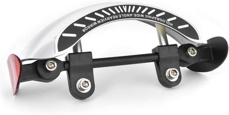 Evrensel Motosiklet Dikiz Aynası 360° Dönebilen Ayarlanabilir Yan Ayna Seti 8mm/10mm Uyumlu