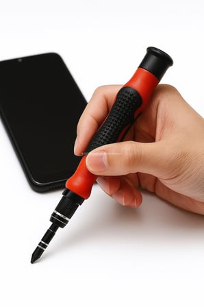 52 Parça Tornavida Seti Manyetik Hassas Uçlu Tornavida Tamir Seti Telefon Bilgisayar Saat...