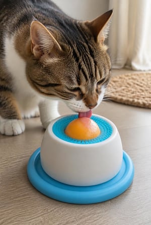 Kedi ve Köpek Yalama Kabı: Çok Renkli, Dokulu Yüzeyli Slow Feeder,  Ödül İçin Yavaş Yeme Kabı