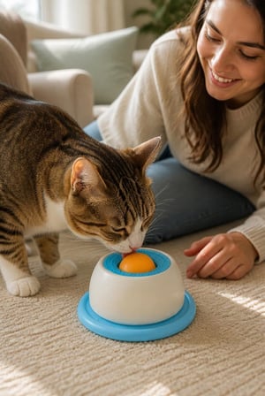 Kedi ve Köpek Yalama Kabı: Çok Renkli, Dokulu Yüzeyli Slow Feeder,  Ödül İçin Yavaş Yeme Kabı