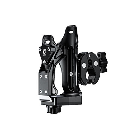 ABS Metal Alaşım Su Şişesi & Termos Tutucu – Bisiklet, Scooter, Motosiklet, Bebek Arabası Uyumlu – 360° Ayarlı Kelepçe