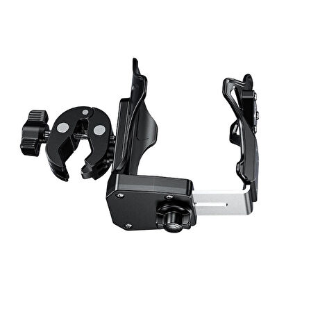 ABS Metal Alaşım Su Şişesi & Termos Tutucu – Bisiklet, Scooter, Motosiklet, Bebek Arabası Uyumlu – 360° Ayarlı Kelepçe