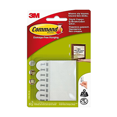 3M 17202 Command Küçük Boy Cırt Bant 6 Paket