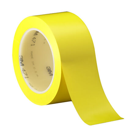3M 471 Sarı Vinil İşaretleme Bantı 25mm x 33mt