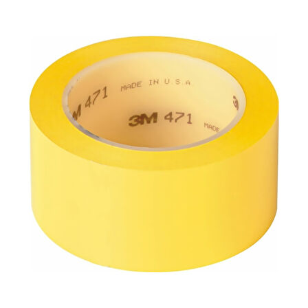 3M 471 Sarı Vinil İşaretleme Bantı 25mm x 33mt