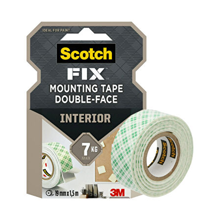 3M Scotch Fix 4496G İç Mekan Montaj Bandı 19mm x 1,5mt