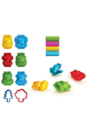 3d Hayvanlar Hamur Set 200 gr