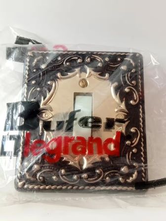 BUFER Sultan 1980’ler Vintage Vavyen Anahtar - Retro Antika Sıva Altı İkili Kontrol Anahtarı - Victorian Stil Altın Varaklı Dekoratif Elektrik Donanımı