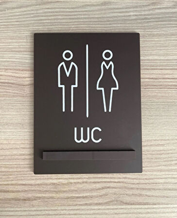 Bitter Serisi WC Yönlendirme Levhası