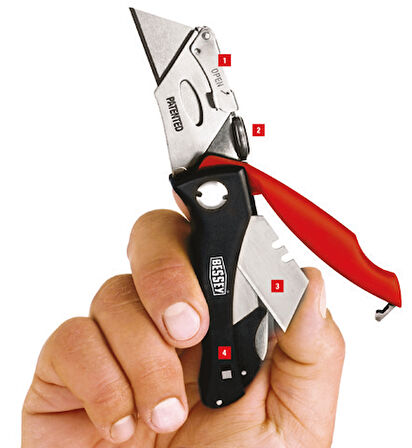 Bessey BESDBKPH Çok Amaçlı Çakı-Bıçak