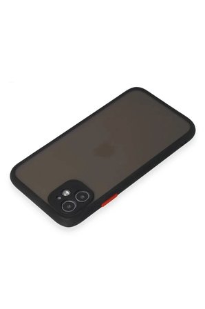 Mey İthalat®  iPhone 11 Kılıf Montreal Silikon Kapak - Siyah