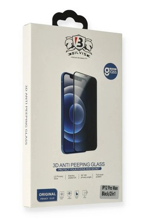Mey İthalat®  iPhone 12 Pro Max Bilvis Hayalet Cam Ekran Koruyucu