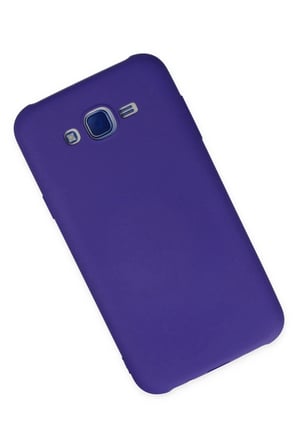 Mey İthalat®  Samsung Galaxy J7 Kılıf Nano içi Kadife Silikon - Mor