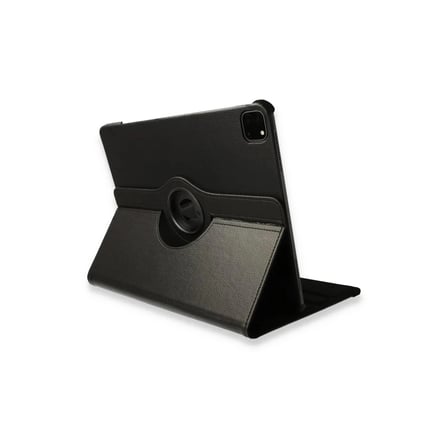 Mey İthalat®  iPad Pro 12.9 (2021) Kılıf 360 Tablet Deri Kılıf - Siyah