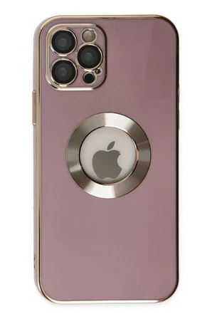 Mey İthalat®  iPhone 12 Pro Kılıf Store Silikon - Mor