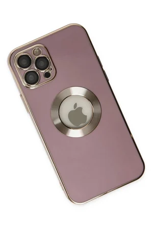 Mey İthalat®  iPhone 12 Pro Kılıf Store Silikon - Mor