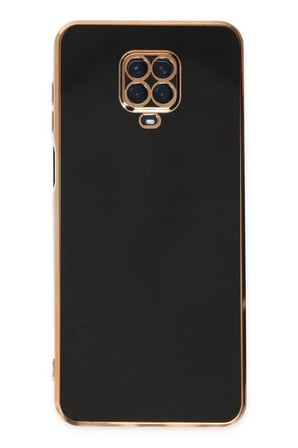Mey İthalat®   Redmi Note 9 Pro Kılıf Volet Silikon - Siyah