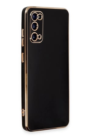 Mey İthalat®  Samsung Galaxy S20 Kılıf Volet Silikon - Siyah