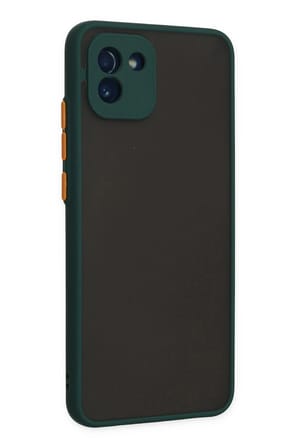 Mey İthalat®  Samsung Galaxy A03 Kılıf Montreal Silikon Kapak - Yeşil
