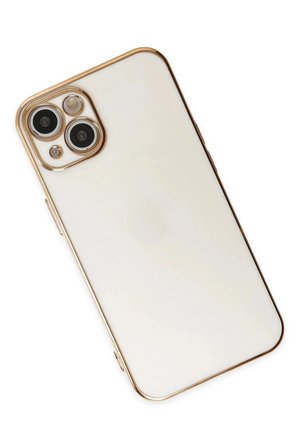 Mey İthalat®  iPhone 14 Kılıf Volet Silikon - Beyaz