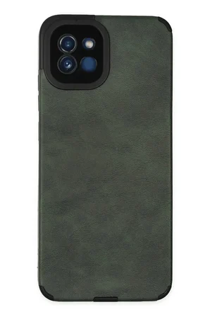 Mey İthalat®  Samsung Galaxy A03 Kılıf Loop Deri Silikon - Yeşil