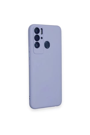 Mey İthalat®  Tecno Pova Neo Kılıf Nano içi Kadife Silikon - Lila