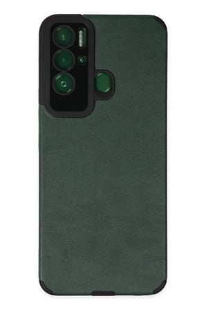 Mey İthalat®  Tecno Pova Neo Kılıf Loop Deri Silikon - Yeşil