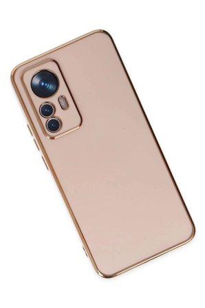 Mey İthalat®   Mi 12T Pro Kılıf Volet Silikon - Pembe