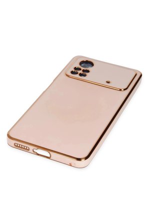 Mey İthalat®   Poco X4 Pro 5G Kılıf Volet Silikon - Pembe